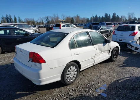 2004 Honda Civic Lx z USA, uszkodzony, nr VIN 2HGES16574H559704